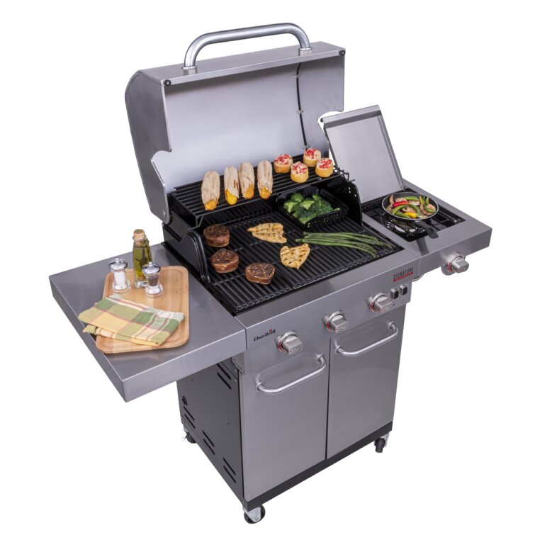 CharBroil Char Broil Signature 3 Burner Propane Gas Grill with